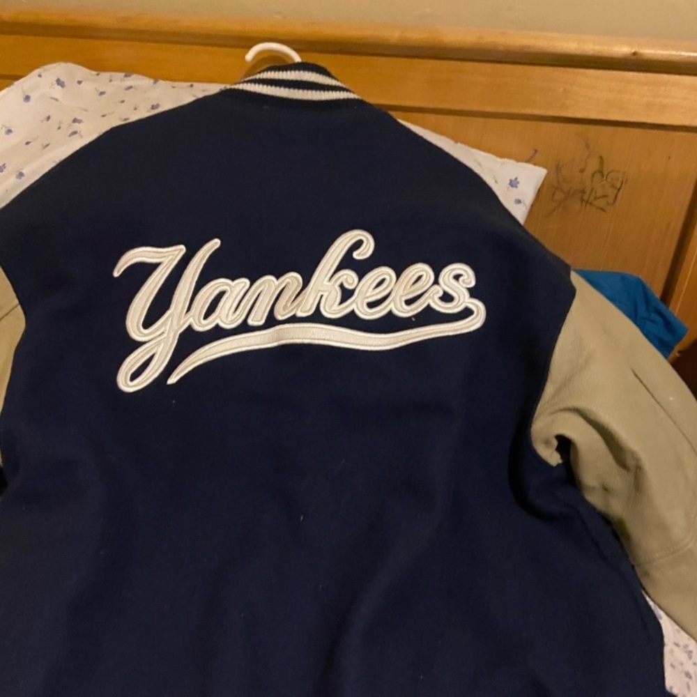 Nike Navy and White Jacket
